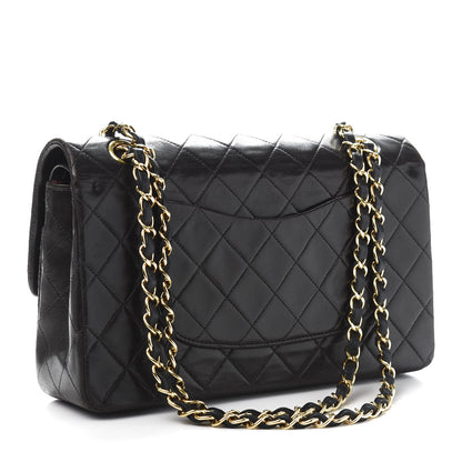 Chanel Lambskin Quilted Medium Double Flap Black 3 of 17