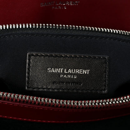 Saint Laurent Calfskin Y Quilted Monogram Medium Loulou Chain Satchel Palissandre 6 of 11
