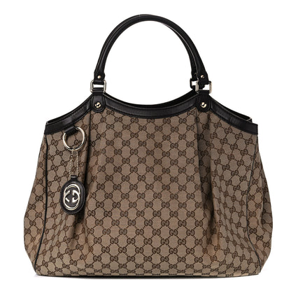 Gucci Monogram Large Sukey Tote Dark Brown 1 of 14