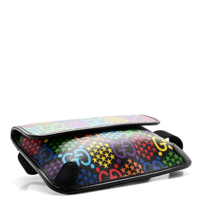 Gucci GG Supreme Monogram Psychedelic Slim Belt Bag Black 4 of 7