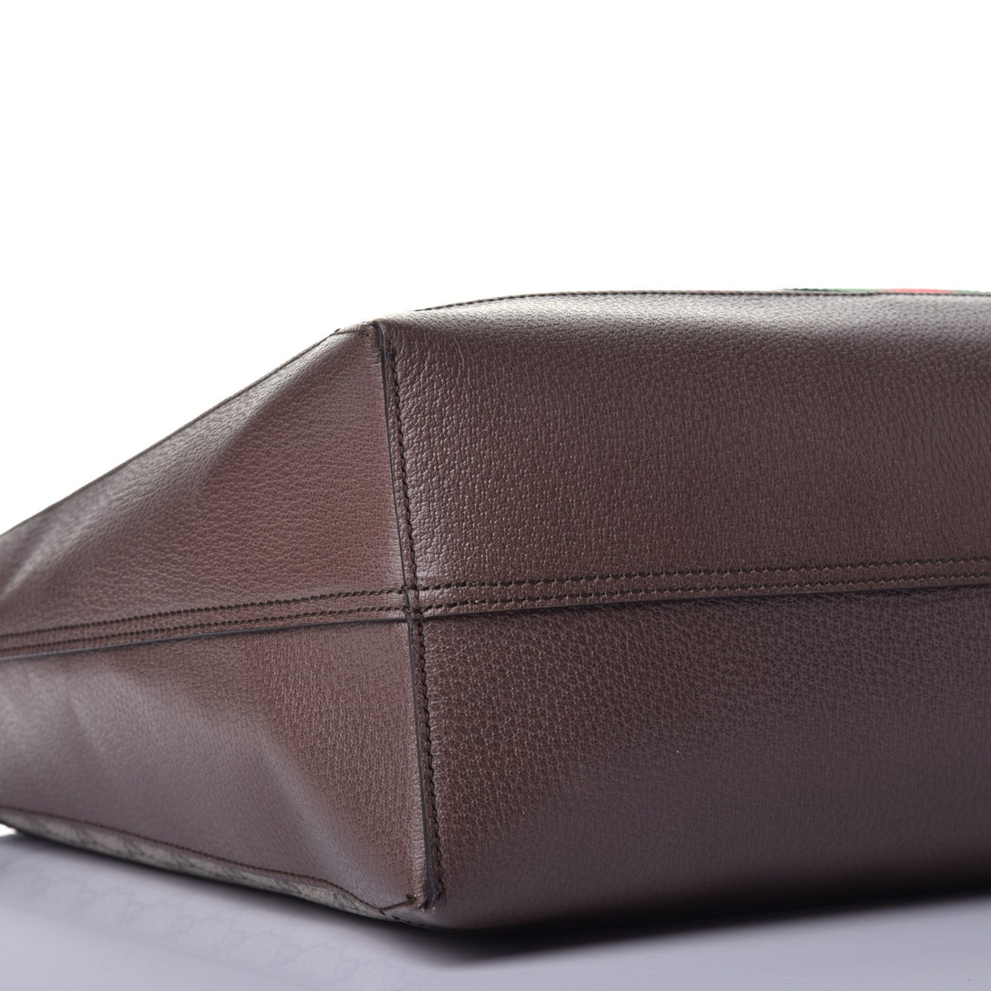 GG Supreme Monogram Web Large Ophidia Tote Brown