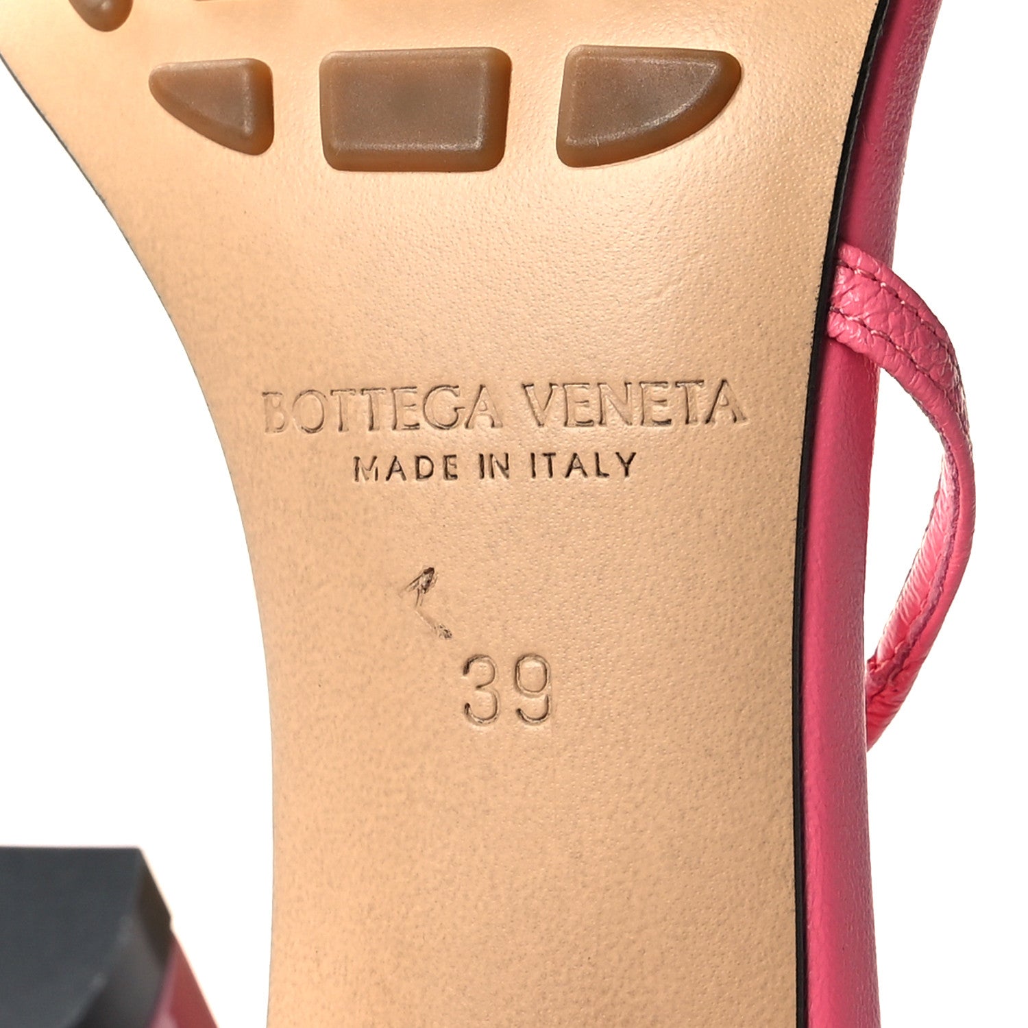 Bottega Veneta Crush Calfskin The Line 90mm Sandals 39 Milkshake 6 of 8