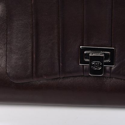 Chanel Lambskin Vertical Quilt Small Accordion Flap Brown 11 of 13