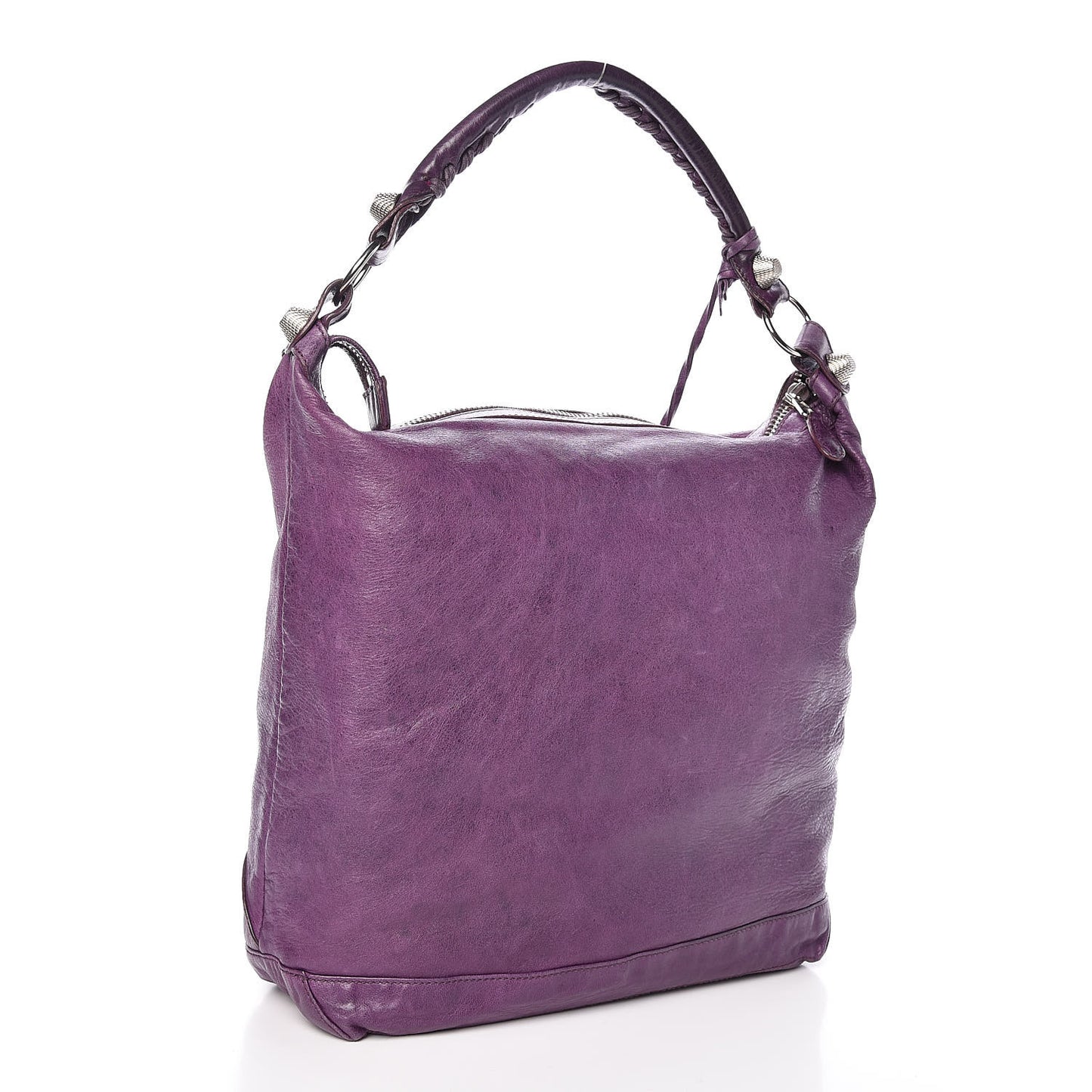 Agneau Giant 21 Silver Hardware Day Hobo Raisin