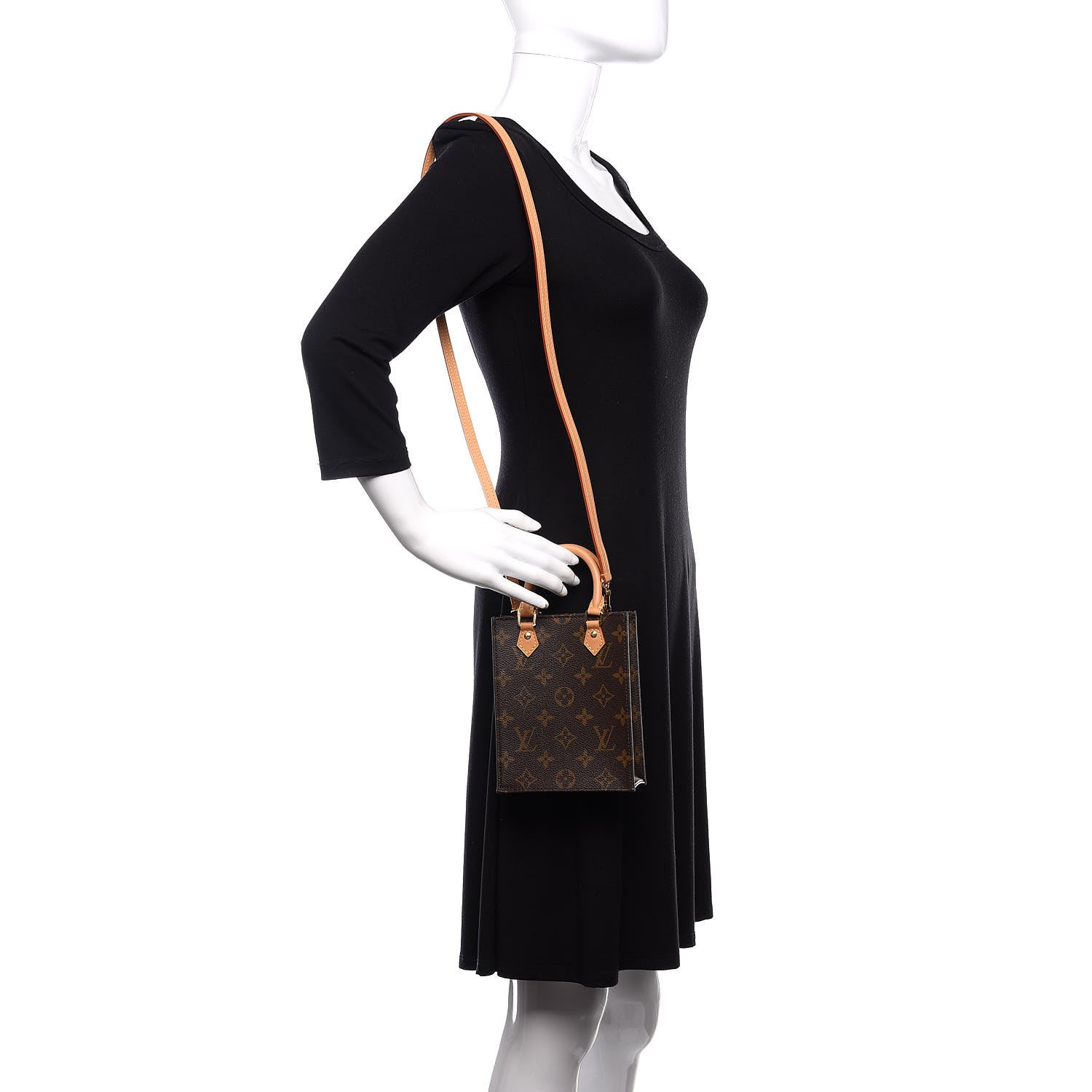 Louis Vuitton Monogram Petit Sac Plat 2 of 11