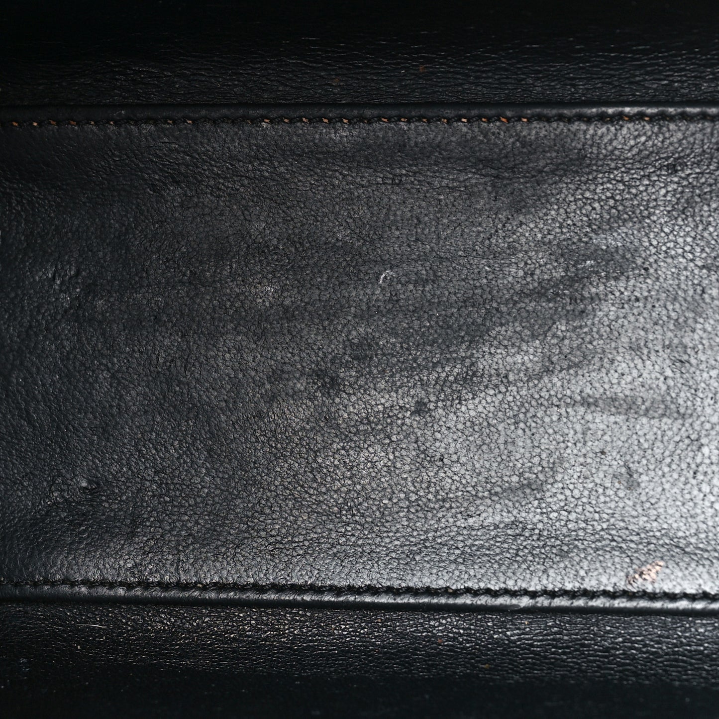 Bullhide Calfskin Nubuck Bi-Color Nano Luggage Black White