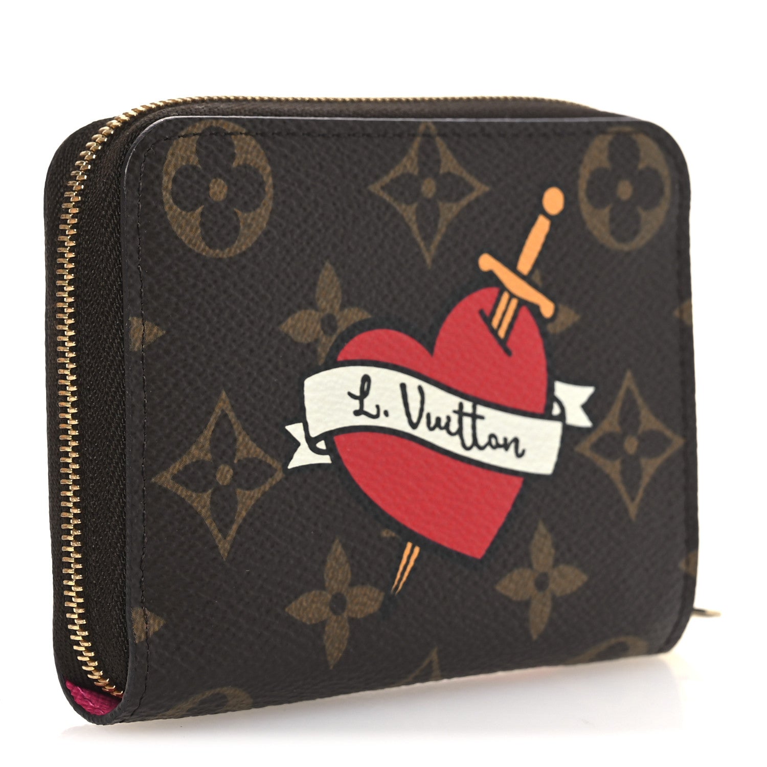 Louis Vuitton Monogram Travel Stickers Zippy Coin Purse 3 of 8