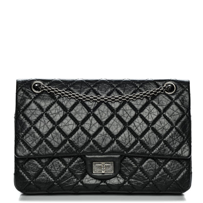 Chanel Aged Calfskin Quilted 2.55 Reissue 226 Flap Black 1 of 8