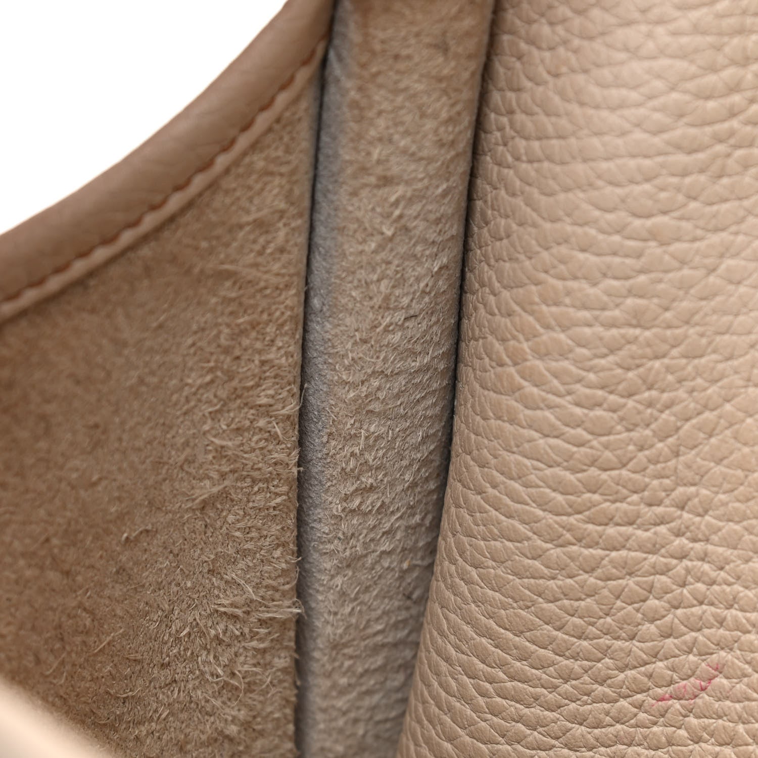 Hermes Taurillon Clemence Evelyne III PM Grege Pale 15 of 16