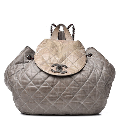 Chanel Iridescent Calfskin Quilted In The Mix Backpack Grey 1 of 27