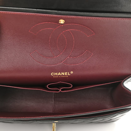 Chanel Lambskin Quilted Jumbo Double Flap Black 4 of 9
