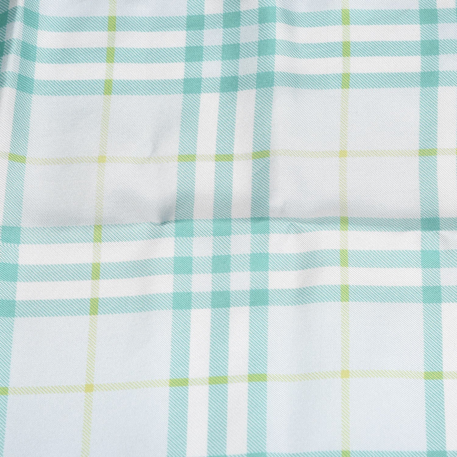 Burberry Silk Check Scarf Green 11 of 20