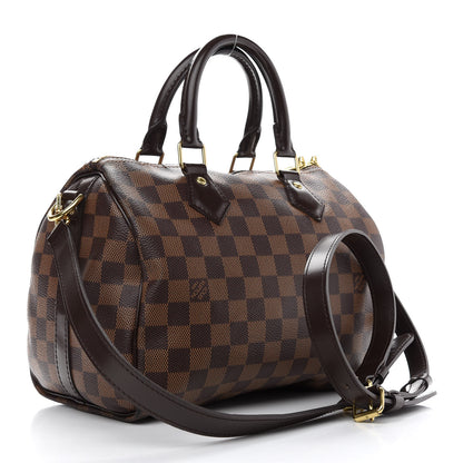 Louis Vuitton Damier Ebene Speedy Bandouliere 25 3 of 9