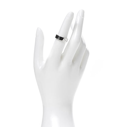 Cartier Platinum 5.5mm LOVE Ring 53 6.25 2 of 6