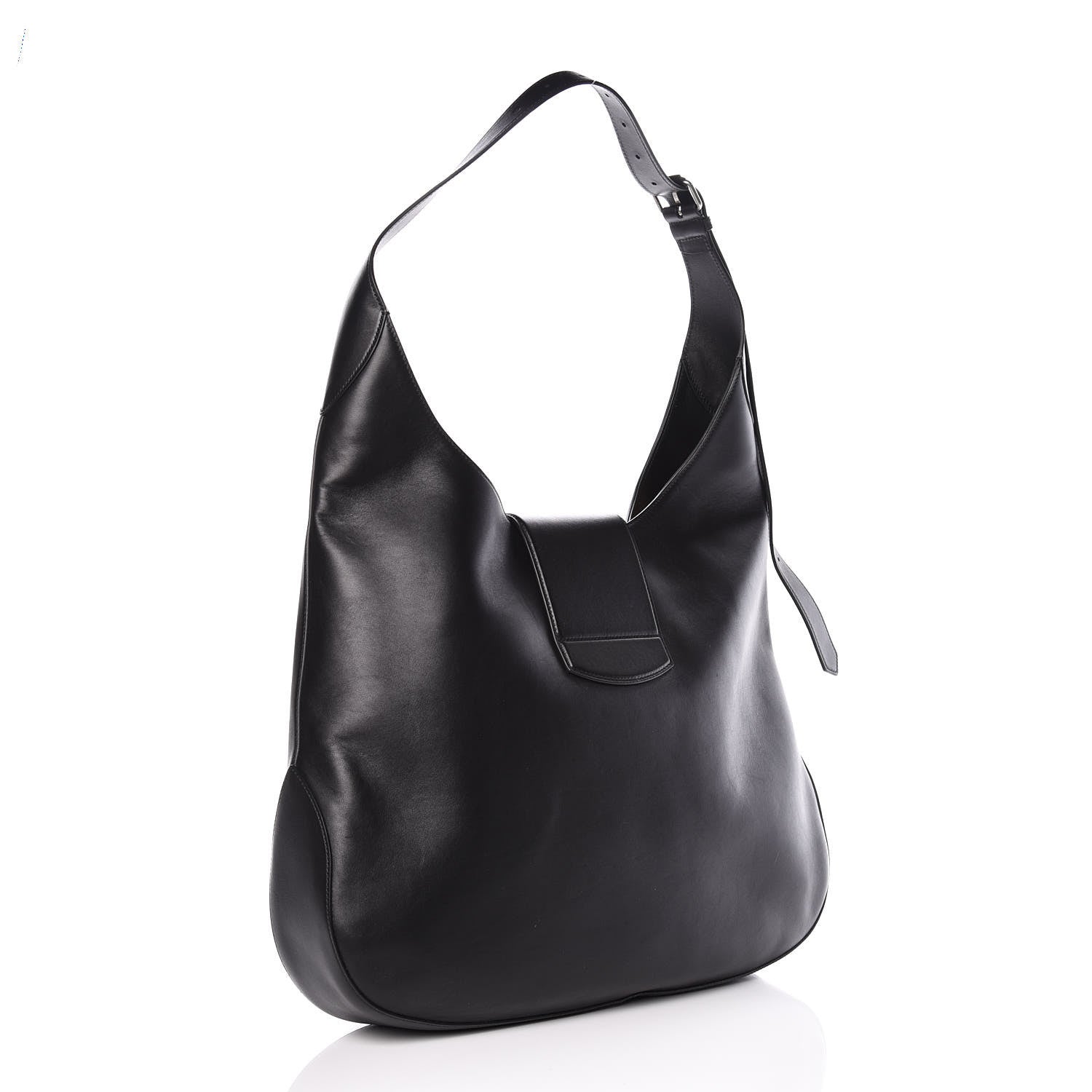 Gucci Calfskin Dog Embroidered Extra Large Dionysus Hobo Black 3 of 9