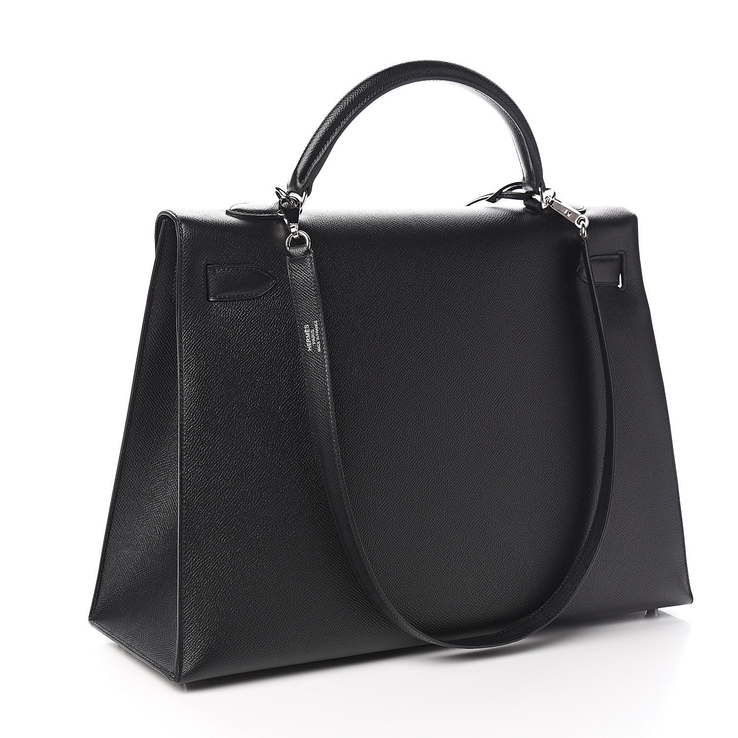 Hermes Epsom Kelly Sellier 40 Black 2 of 9