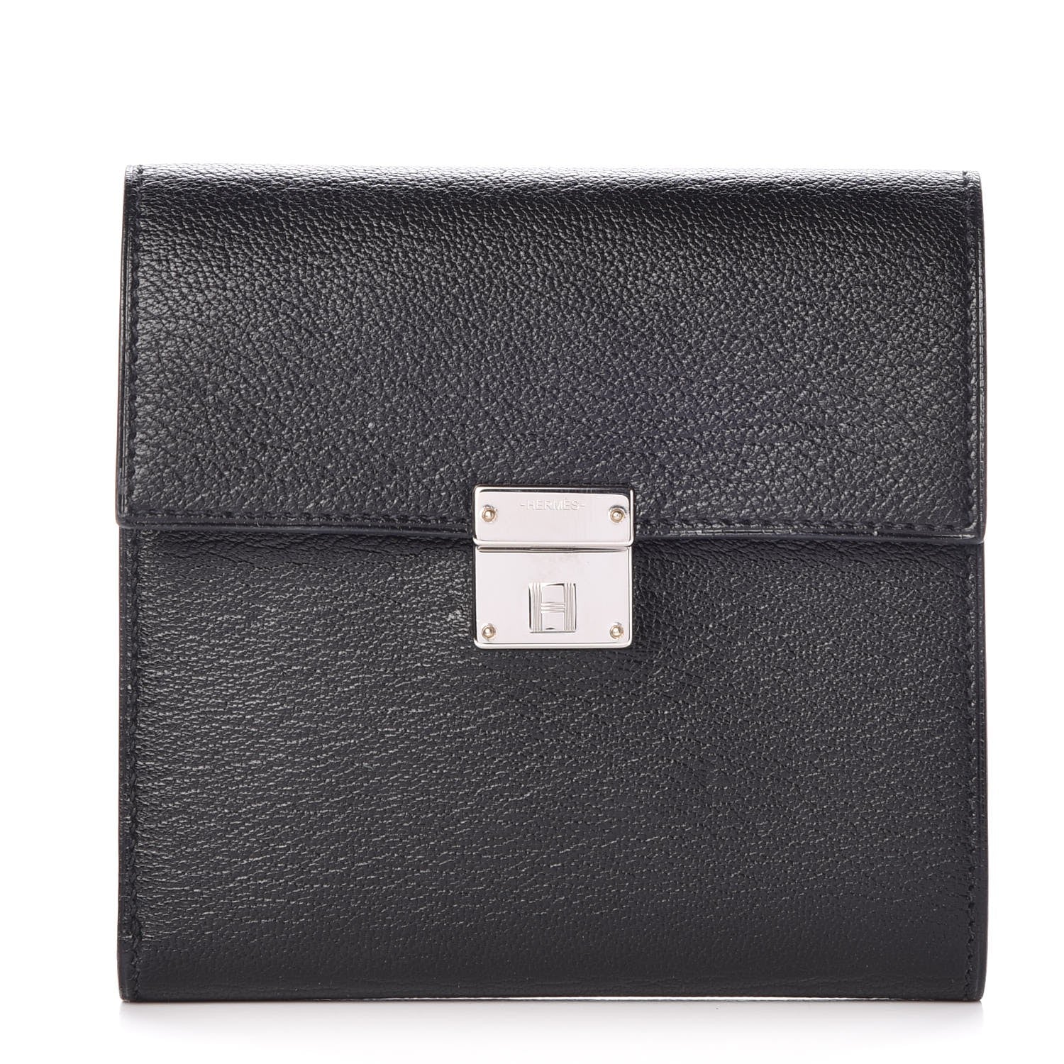 Hermes Chevre Mysore Clic 12 Wallet Black 1 of 9