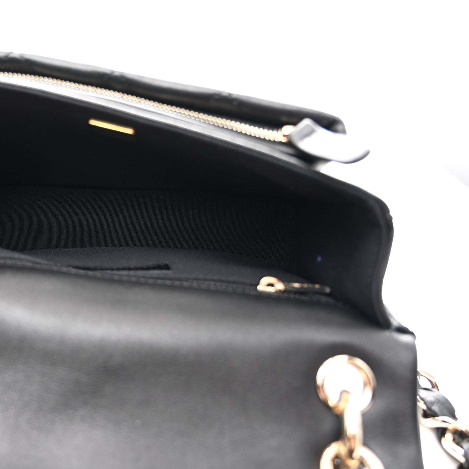 Chanel Calfskin Quilted Pocket Chic Flap Bag Black 5 of 11