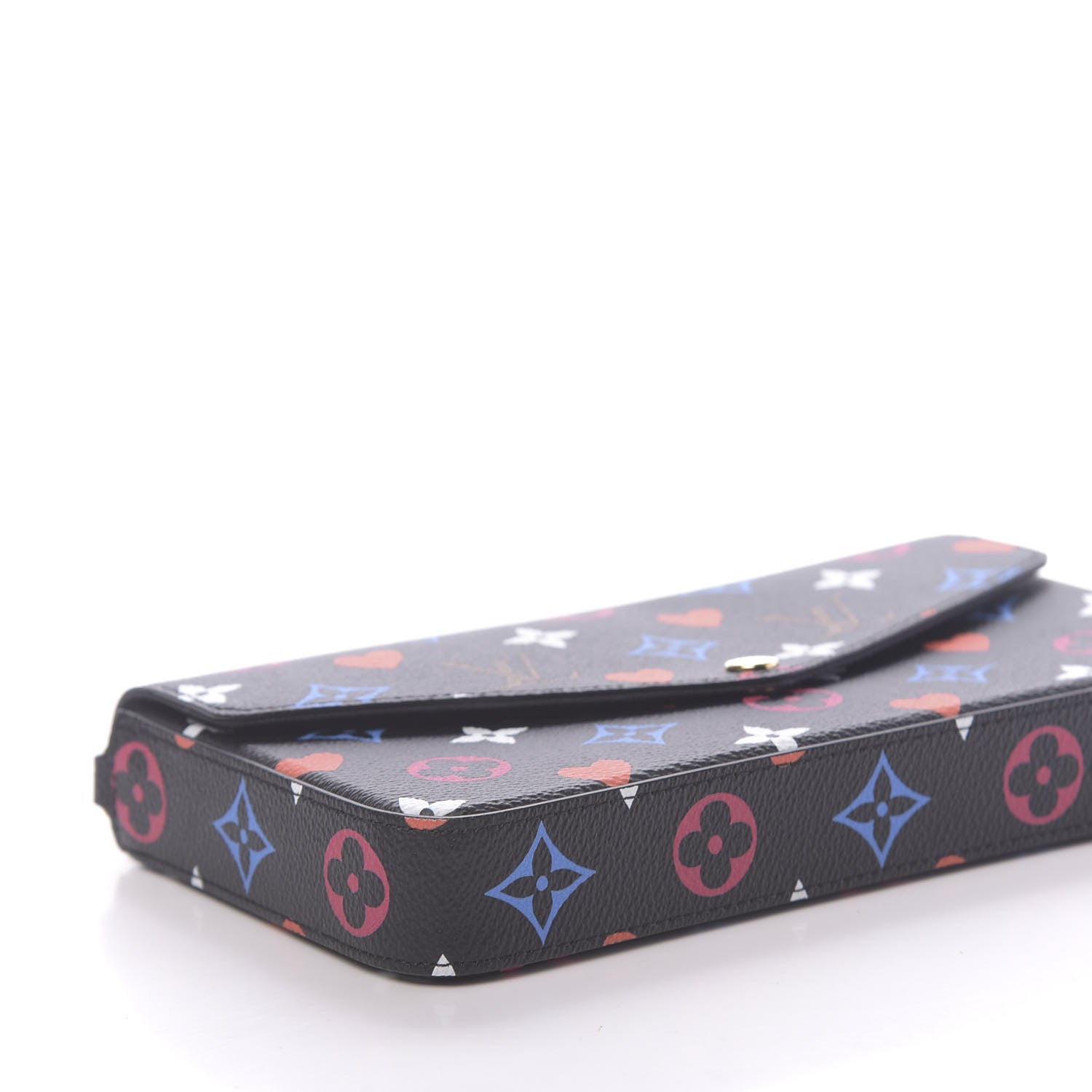 Louis Vuitton Game On Felicie Chain Wallet Black 7 of 10