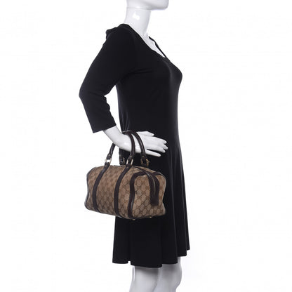 Gucci Monogram Small Boston Dark Brown 2 of 10
