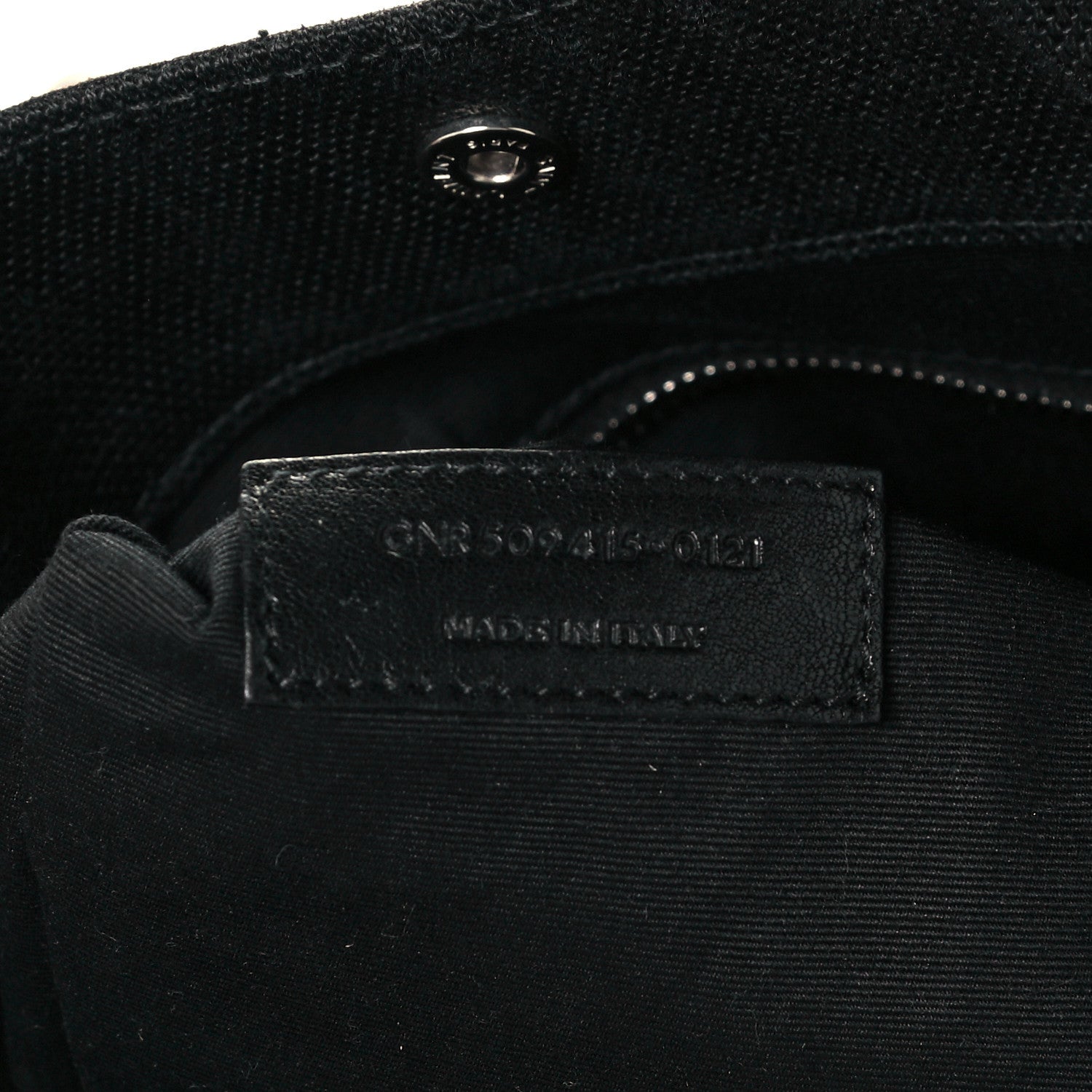 Saint Laurent Raffia Linen Calfskin Rive Gauche Tote Black 7 of 10