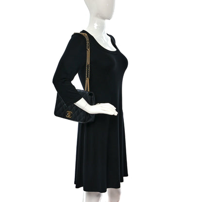 Chanel Lambskin Quilted Chain To Chain Flap Black 2 of 10