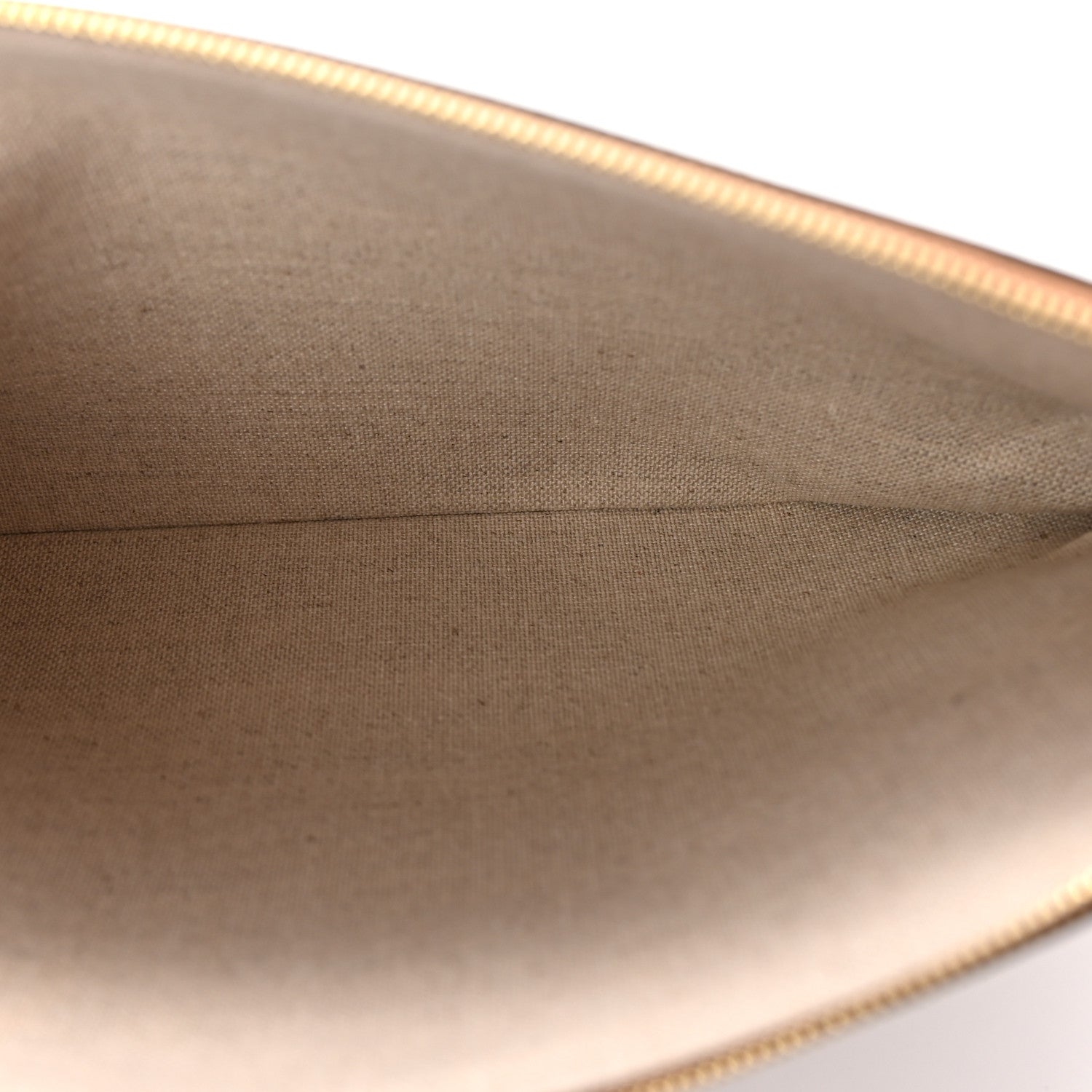 Celine Jacquard Striped Calfskin Striped Small Pouch Tobacco Tan 5 of 8