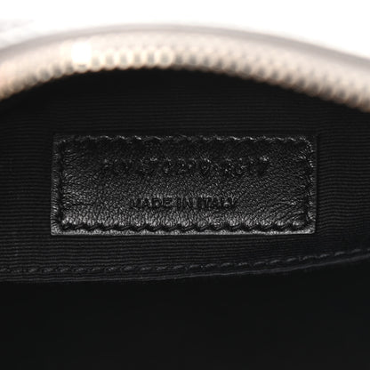 Saint Laurent Metallic Calfskin Monogram Small Lou Camera Bag Silver 6 of 11