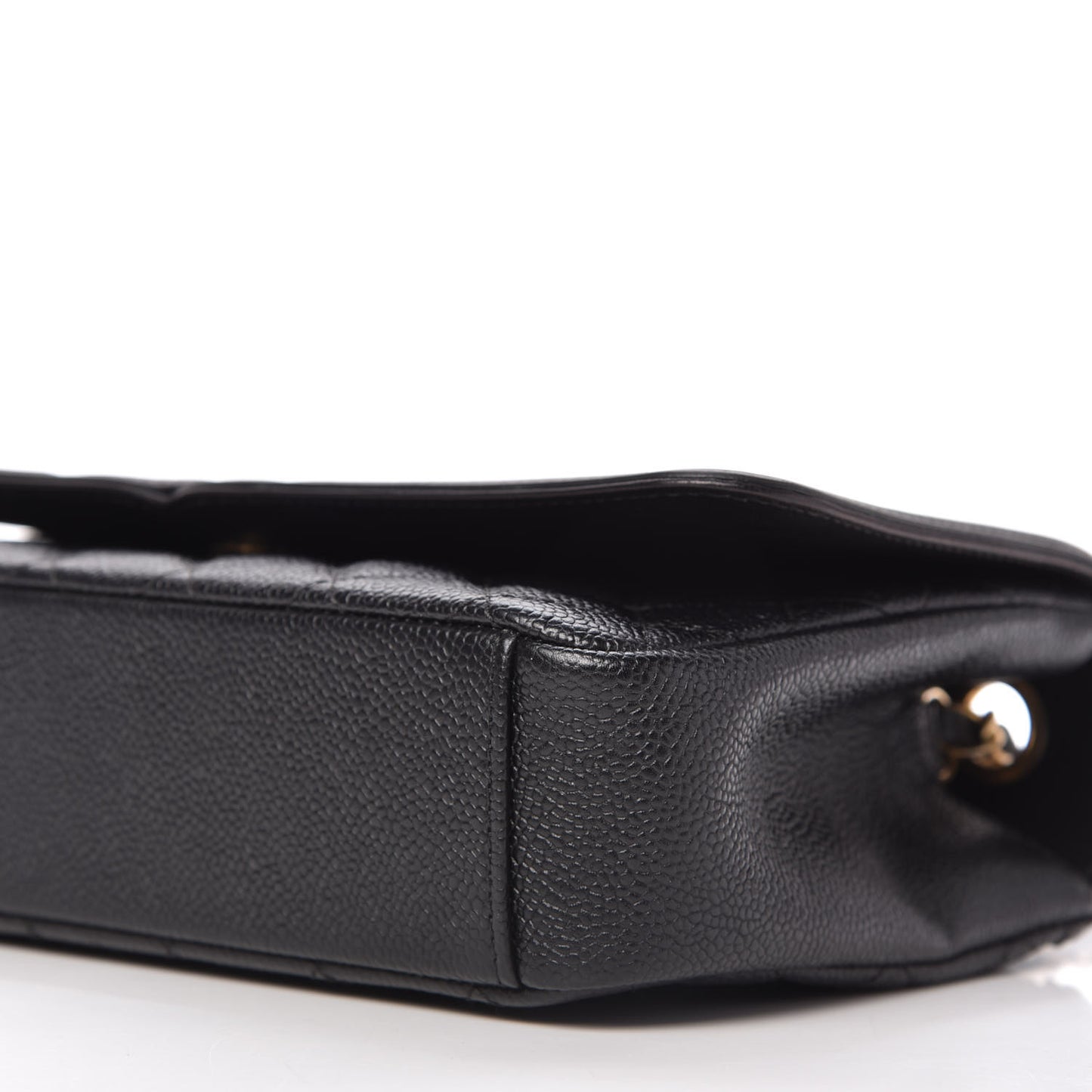 Caviar Quilted Medium CC Filigree Flap Black