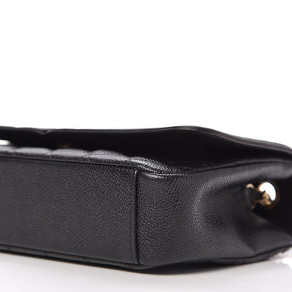 Chanel Caviar Quilted Medium CC Filigree Flap Black 7 of 11