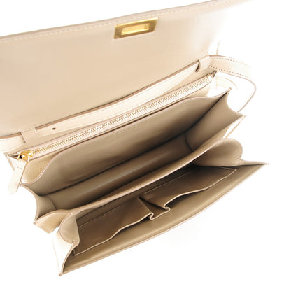 Celine Goatskin Medium Classic Box Flap Bag Dune 5 of 8