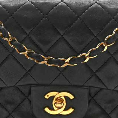Chanel Lambskin Quilted Small Double Flap Black 9 of 15