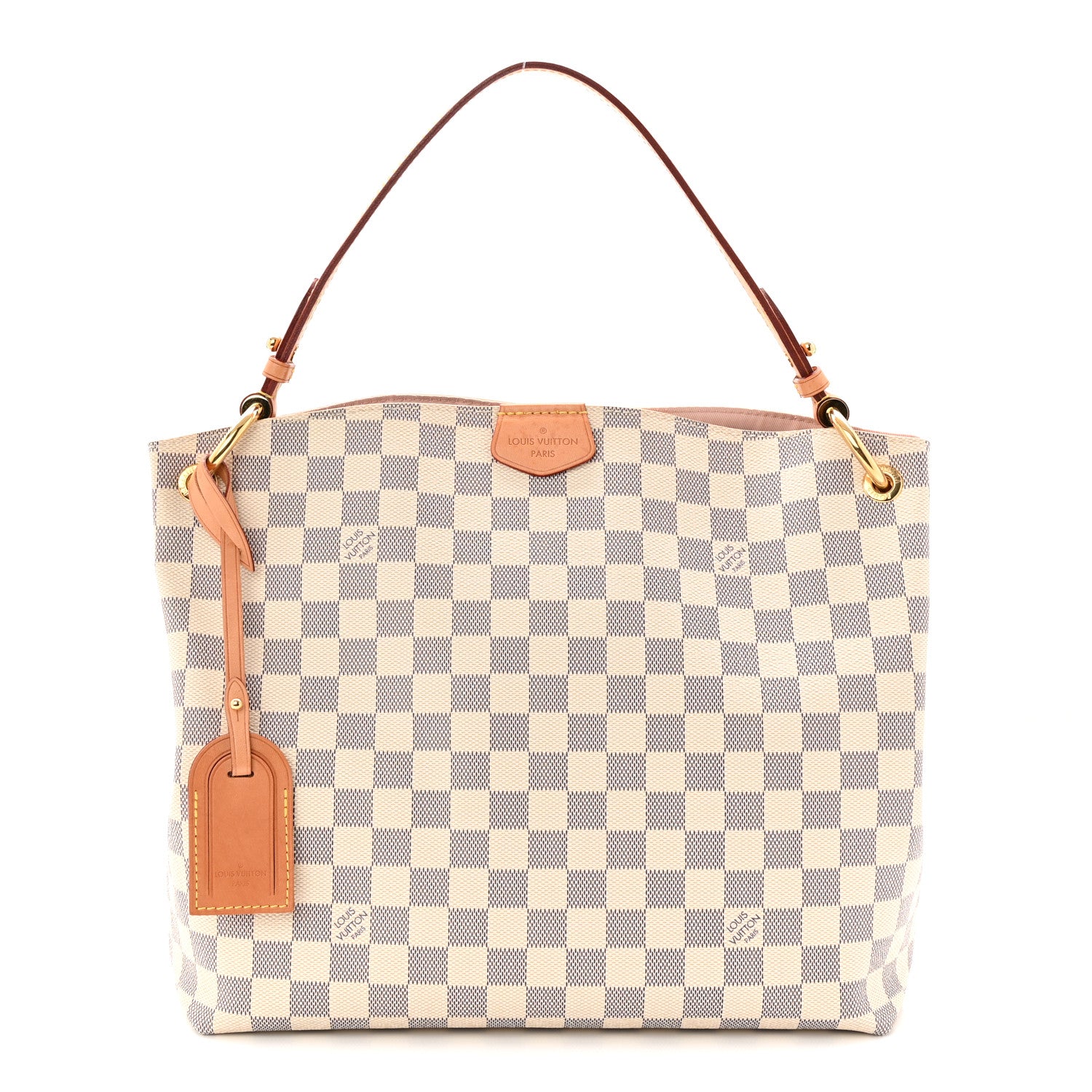 Louis Vuitton Damier Azur Graceful PM Rose Ballerine 1 of 10