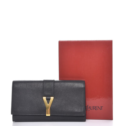 Saint Laurent Sheepskin Classic Y Ligne Clutch Black 8 of 8