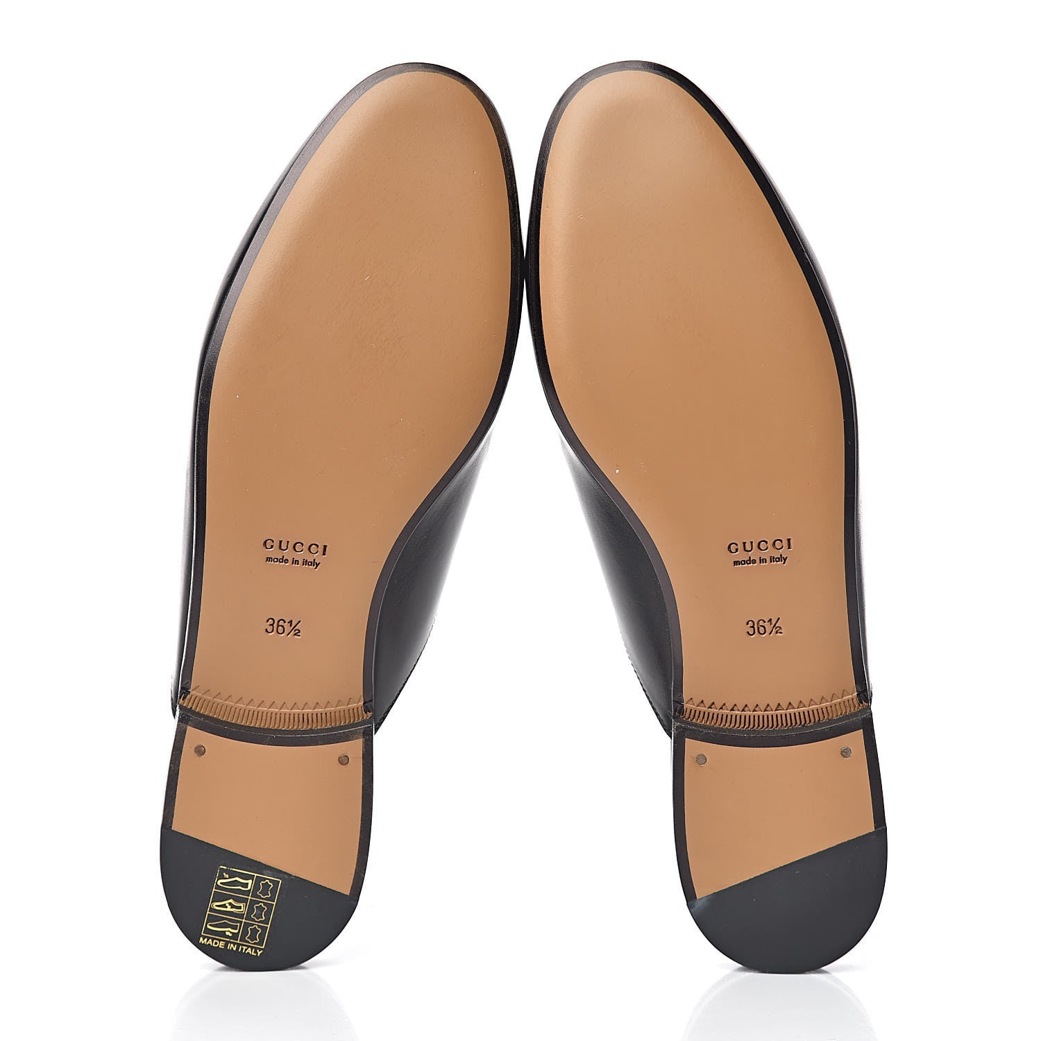 Gucci Calfskin Womens Princetown Slippers 36.5 Black 5 of 11