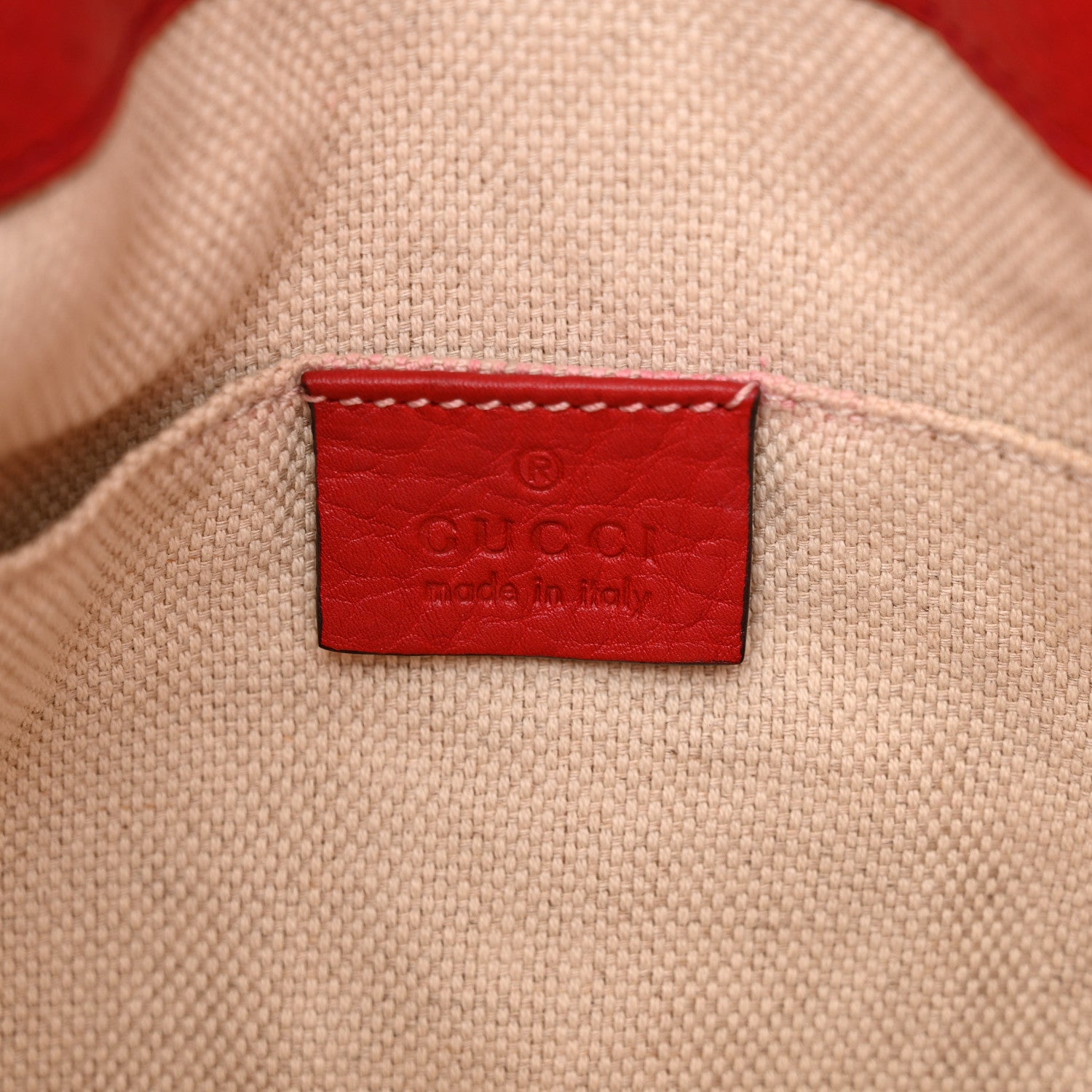 Gucci Pebbled Calfskin Small Soho Chain Shoulder Bag Tabasco Red 6 of 15