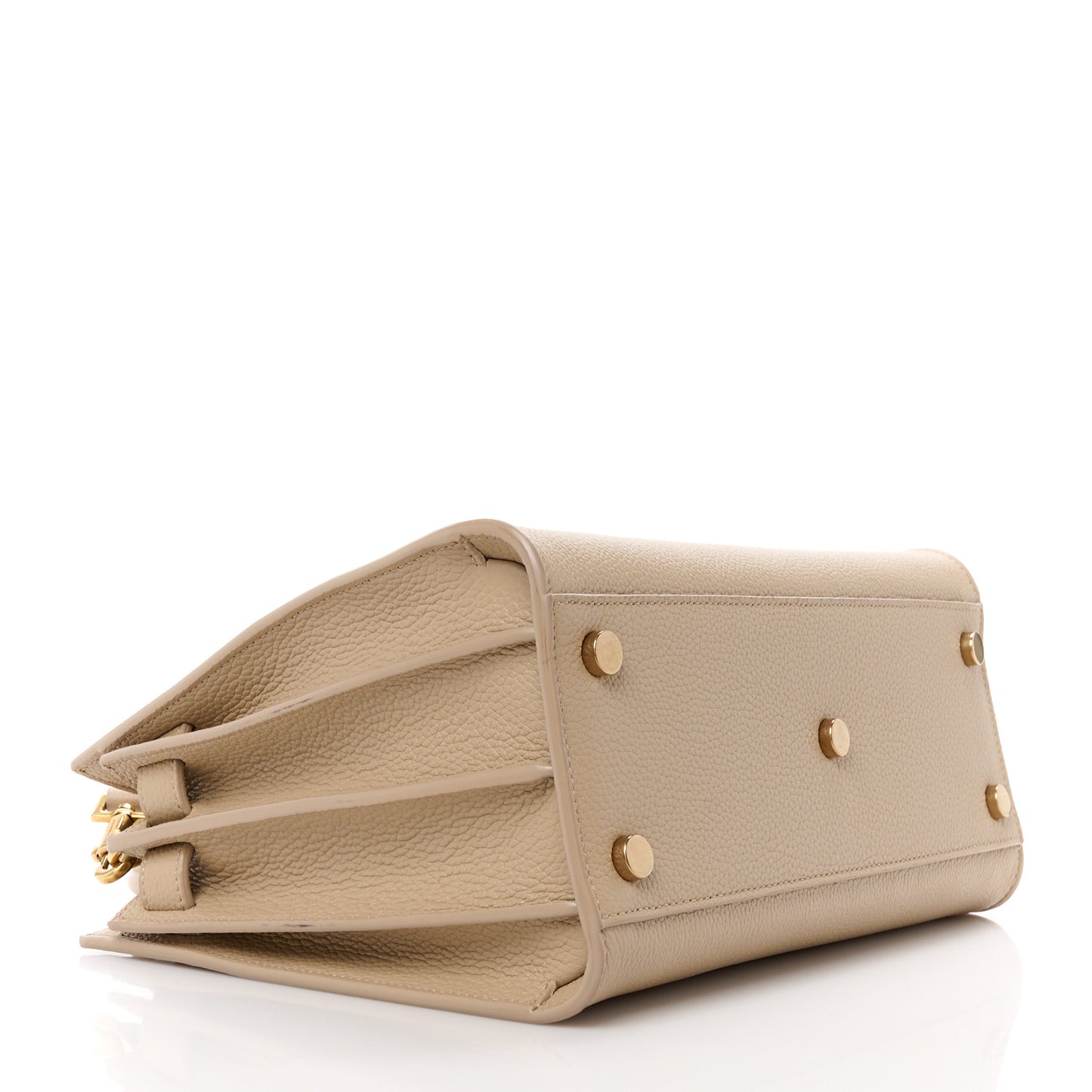 Grained Calfskin Baby Sac De Jour Souple Sea Salt