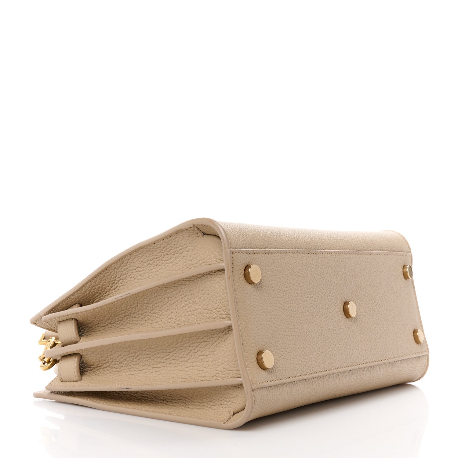 Saint Laurent Grained Calfskin Baby Sac De Jour Souple Sea Salt 4 of 14
