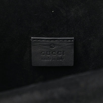 Gucci GG Supreme Monogram Suede Crystal Small Dionysus Shoulder Bag Beige Ebony Black 6 of 14