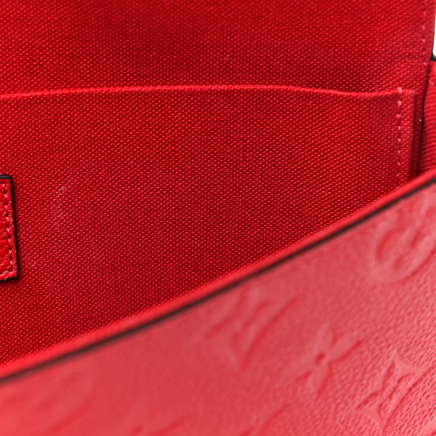 Louis Vuitton Empreinte Pochette Felicie Chain Wallet Scarlet 10 of 10