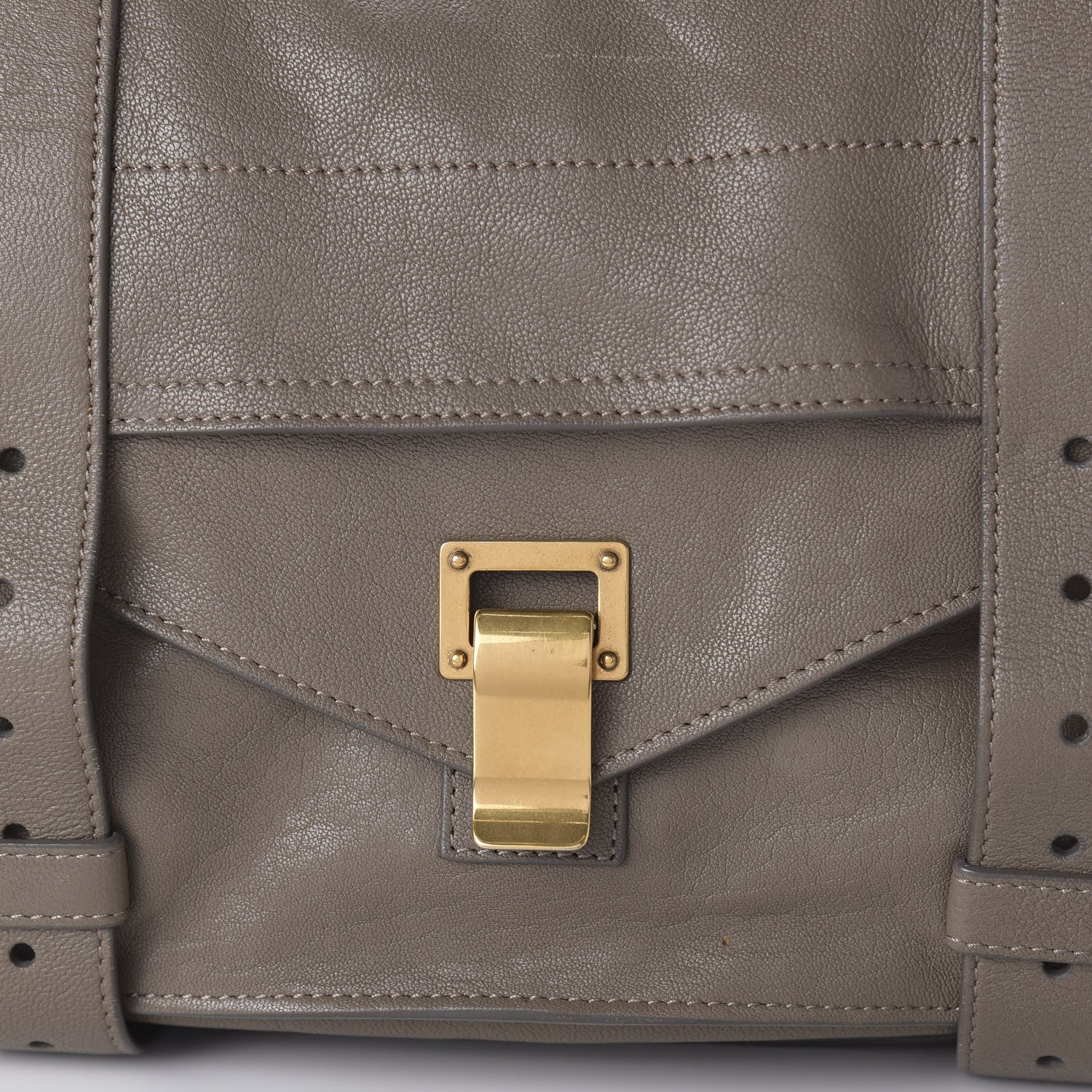 Proenza Schouler Lambskin Medium PS1 Satchel Smoke 9 of 9
