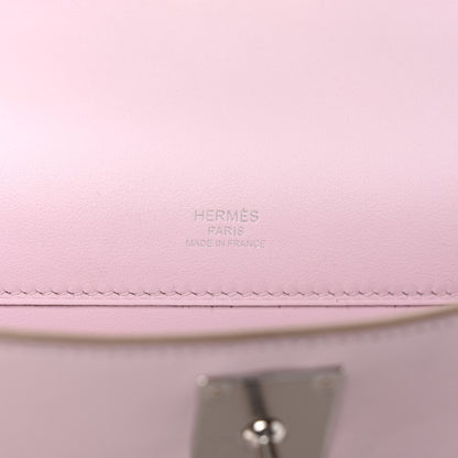 Hermes Swift Kelly Cut Clutch Pochette Mauve Pale 6 of 7
