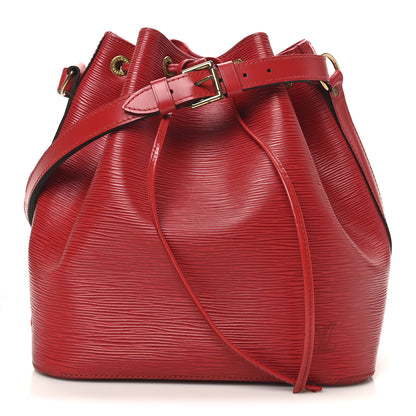 Louis Vuitton Epi Petit Noe Castillan Red 1 of 9
