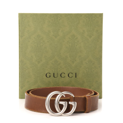 Gucci Cuoio Toscano Nickel Double Double G 30mm Belt 85 34 Cuir 7 of 7