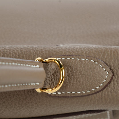 Hermes Togo Kelly Retourne 32 Etoupe 9 of 28