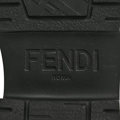 Fendi Vitello Abrasivato Fendigraphy 50mm Loafers 36 Black 8 of 15