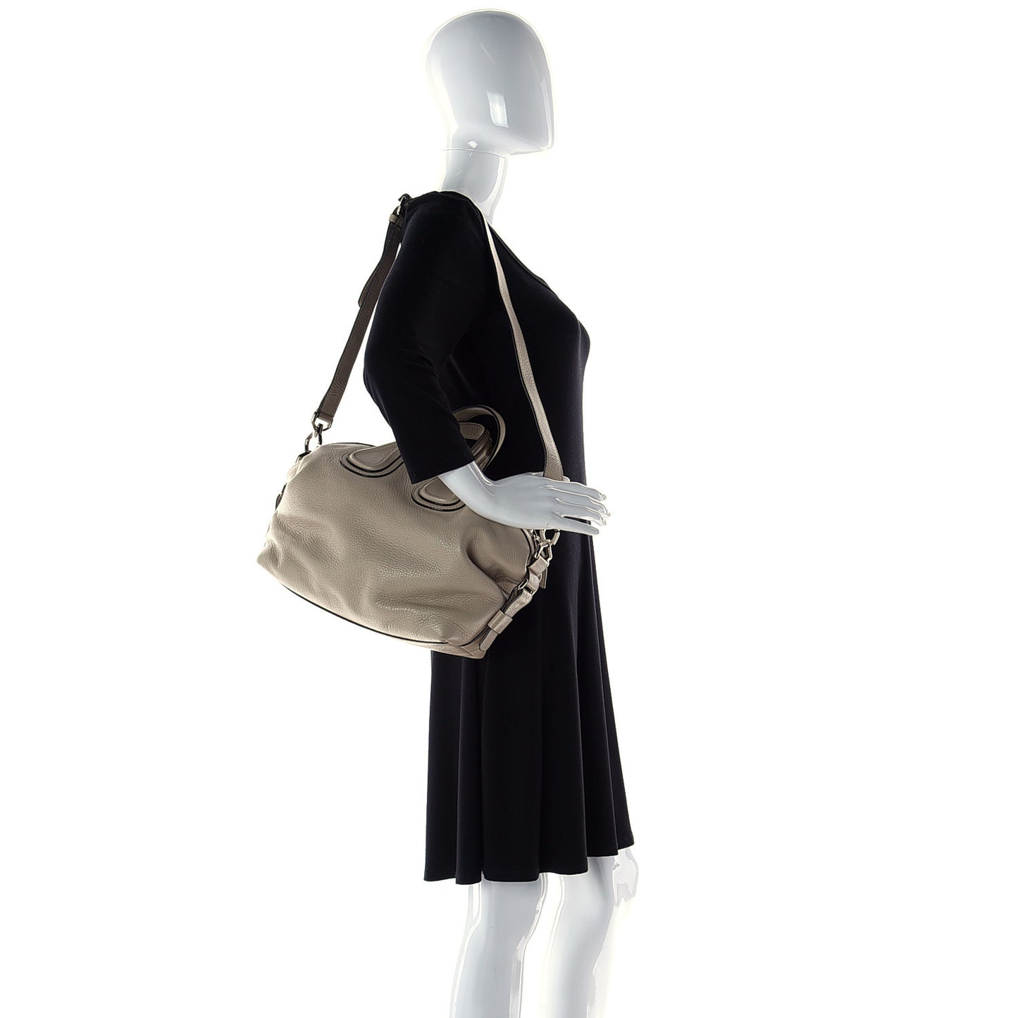 Pebbled Calfskin Small Nightingale
