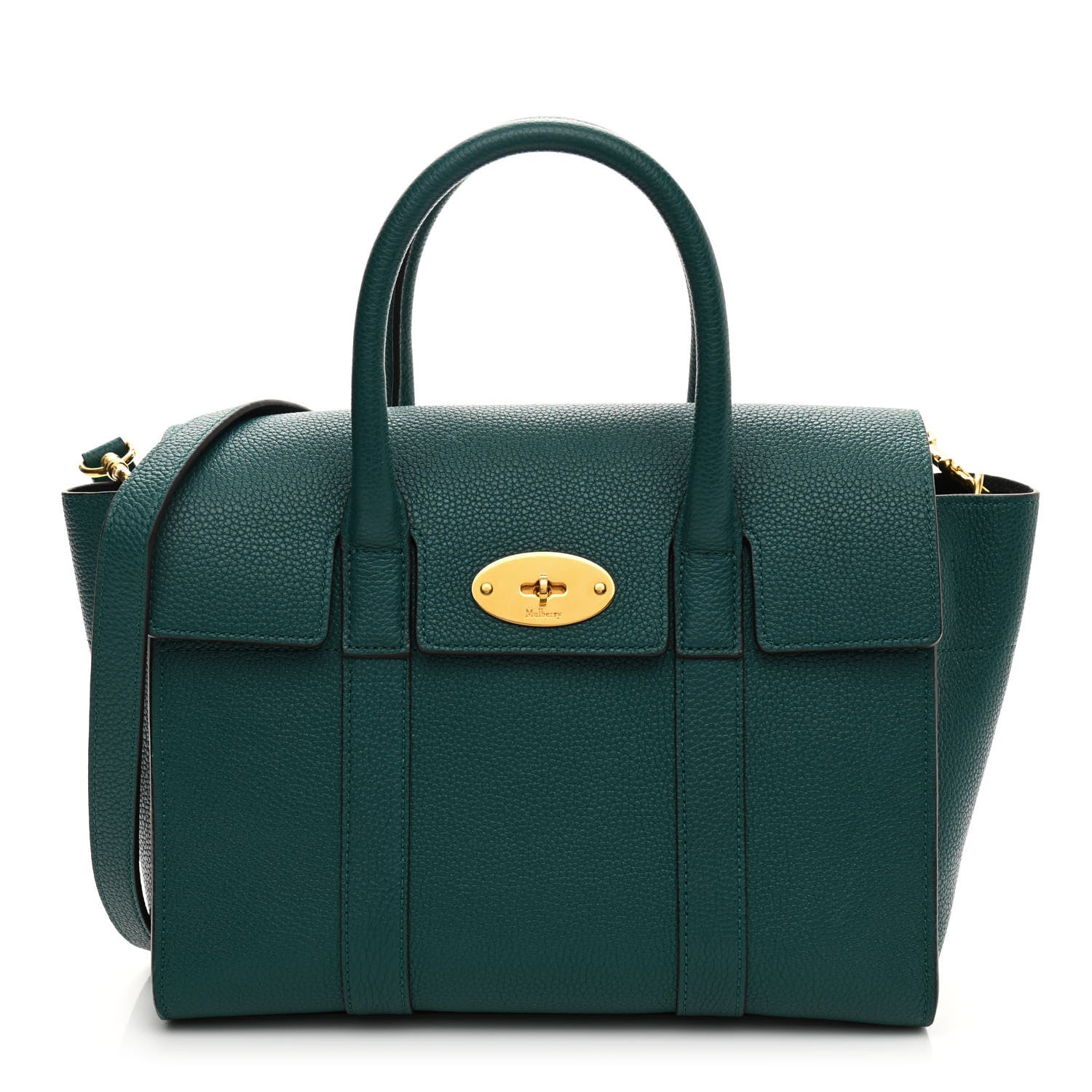 Mulberry Classic Grain Small New Bayswater Ocean Green 1 of 12
