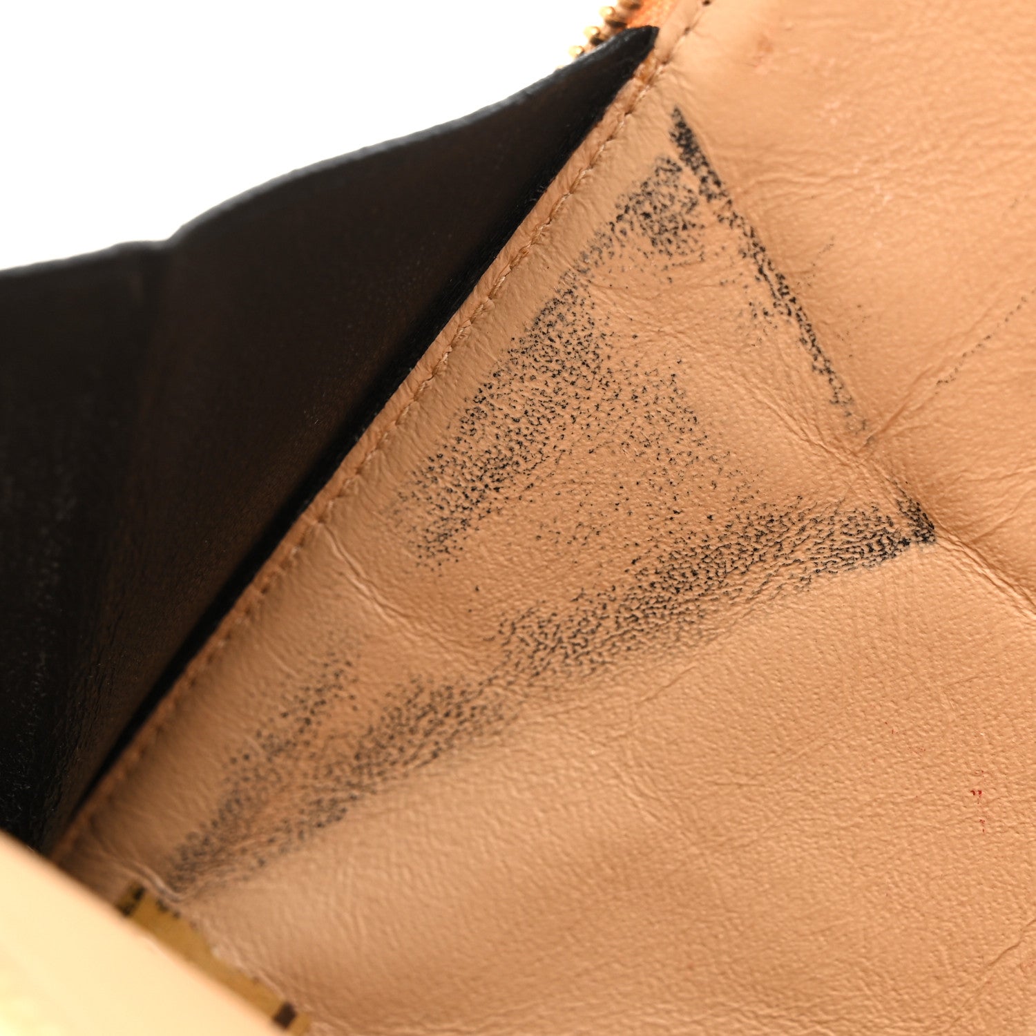 Chanel Lambskin Quilted Chocolate Bar Wristlet Beige 1758174
