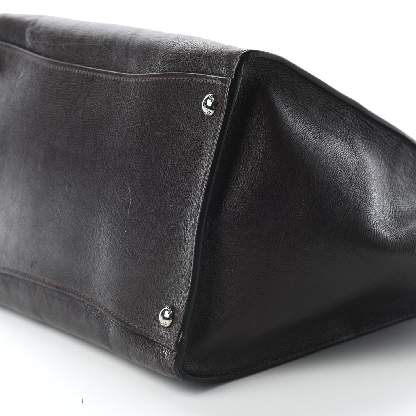 Glace Calf Twin Pocket Tote Moro